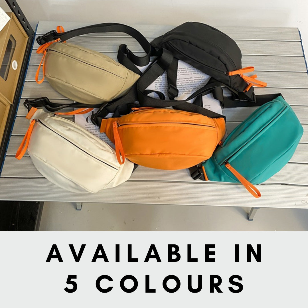 Tressential Unisex Waist Bag- Orange