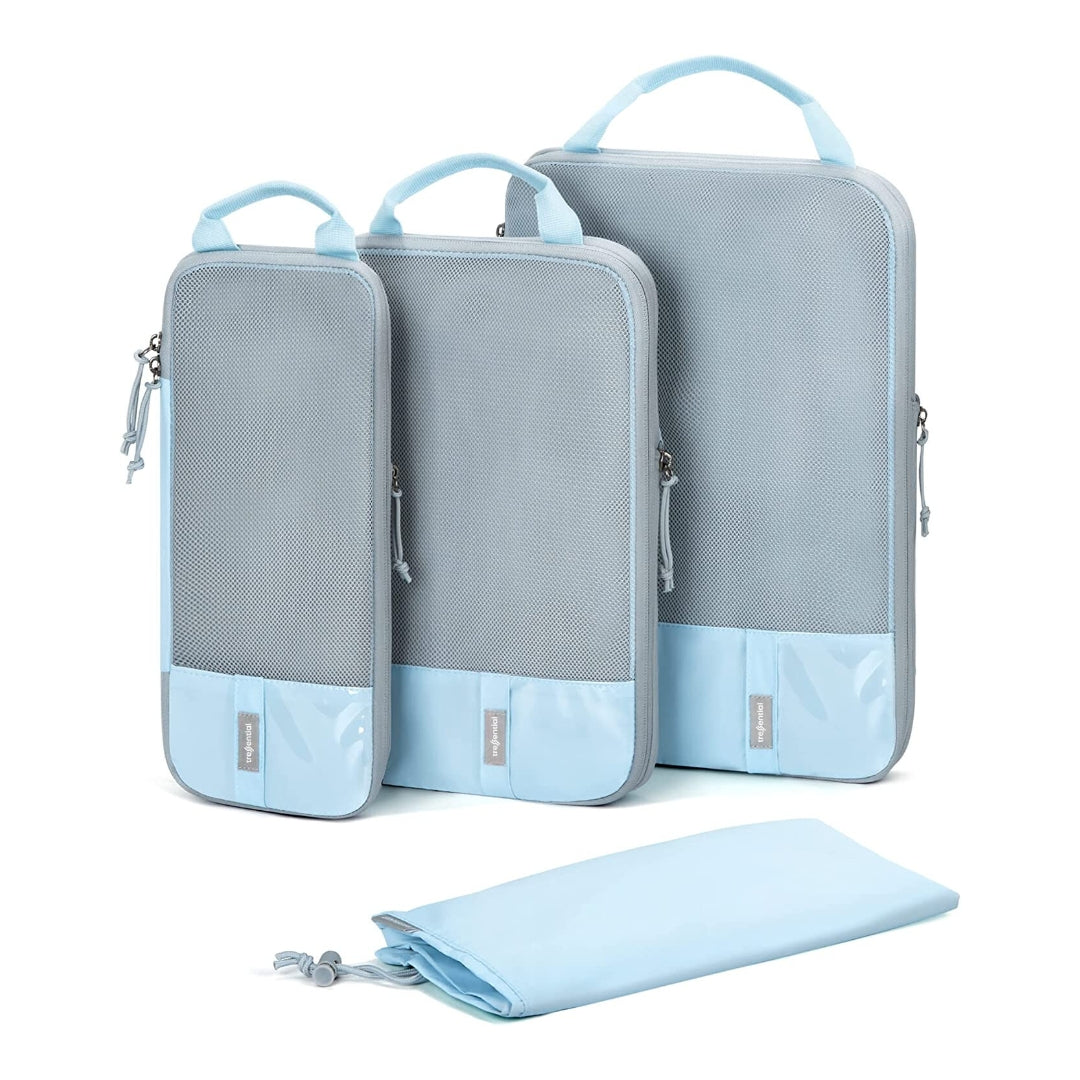 Travel Compression Packing Cubes- Blue