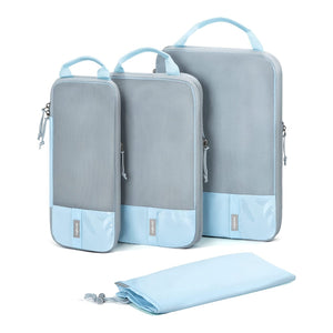 Travel Compression Packing Cubes- Blue