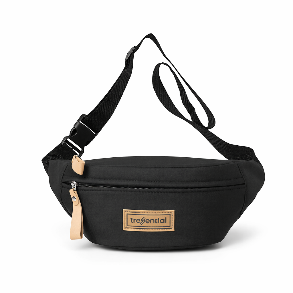 StreetSnap Unisex Waist Bag - Black