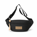 StreetSnap Unisex Waist Bag - Black