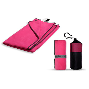 Microfibre Travel Towel- Dark Pink