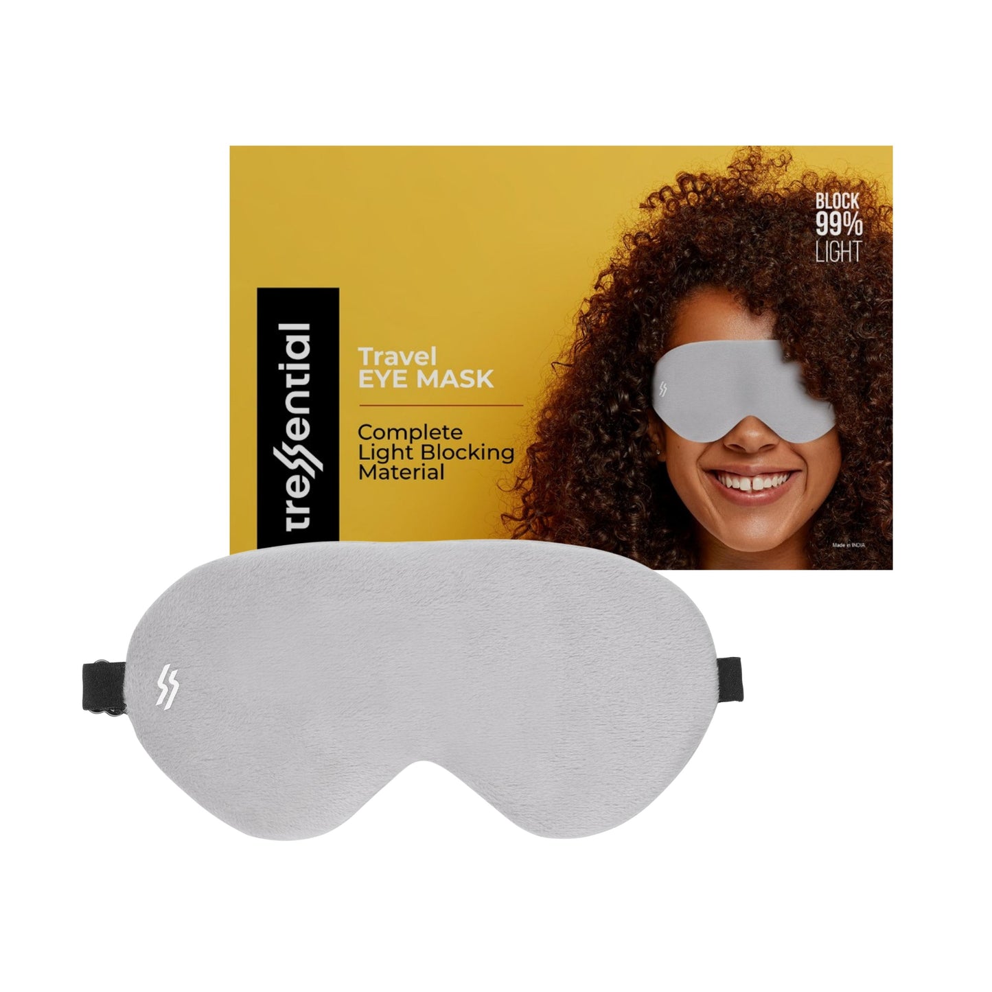 Travel Eye Mask - Grey