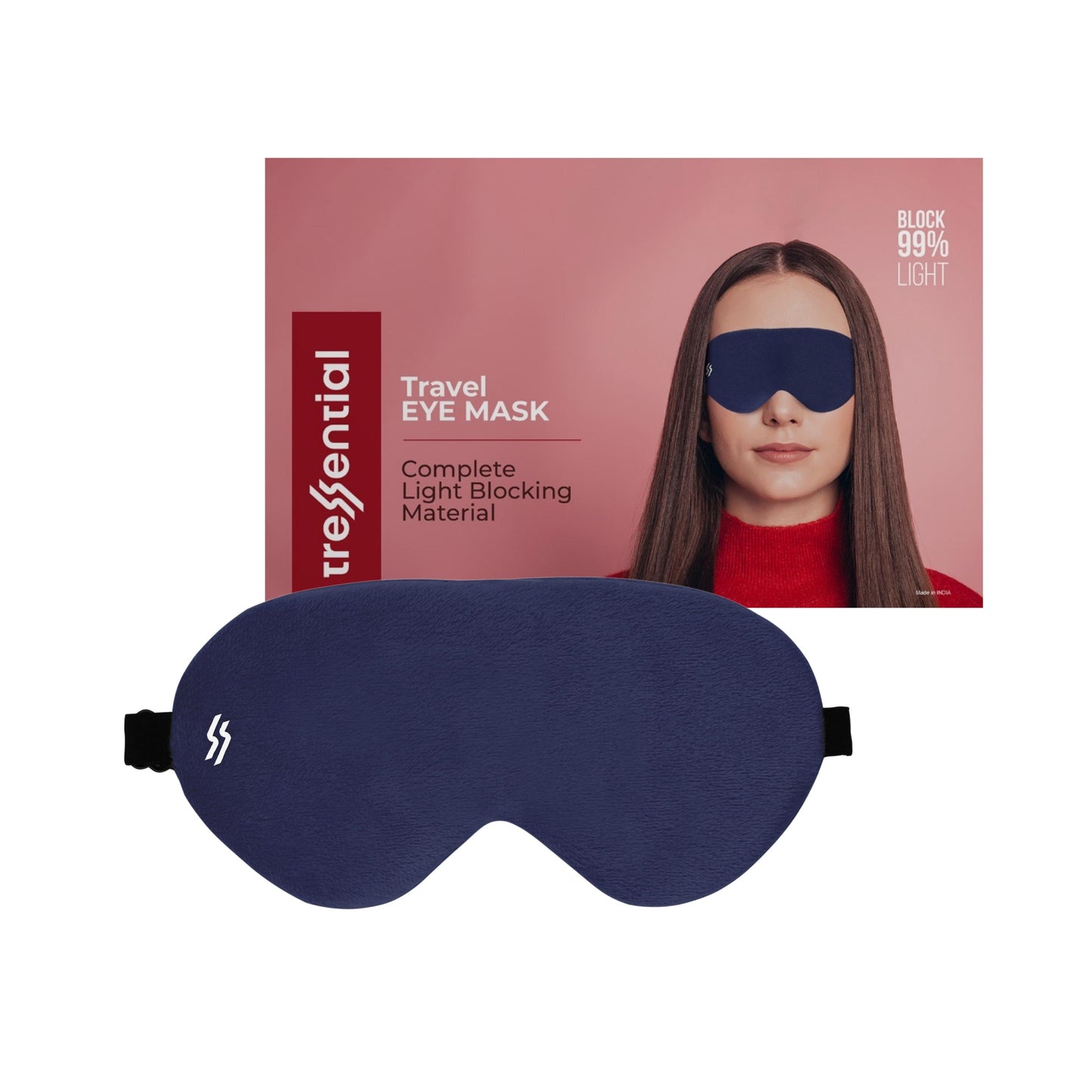 Travel Eye Mask - Blue