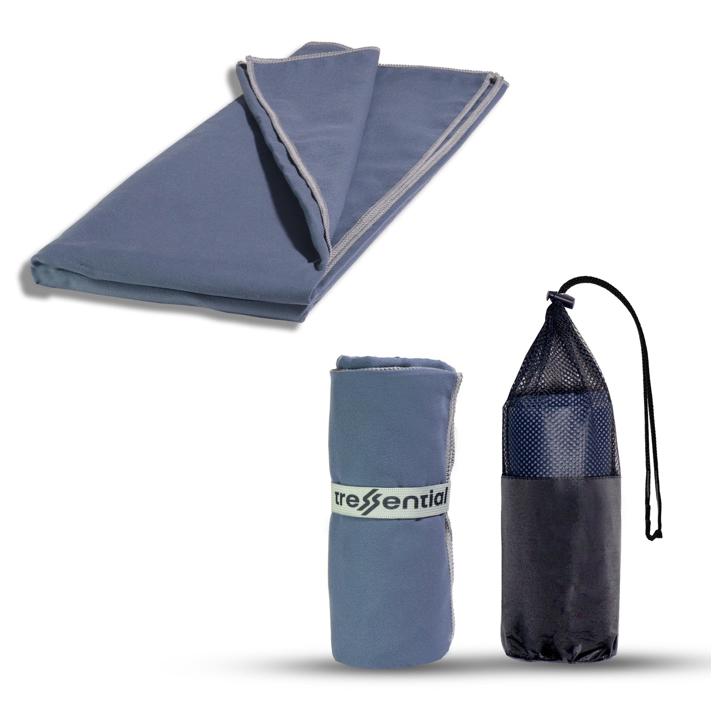 Microfibre Travel Towel- Navy Blue