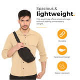UrbanStash Unisex Waist Bag - Black