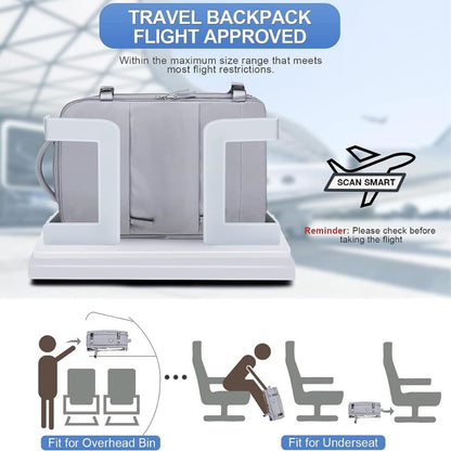 Unisex Travel Backpack-Grey