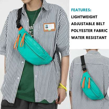 Tressential Unisex Waist Bag- Sea Green