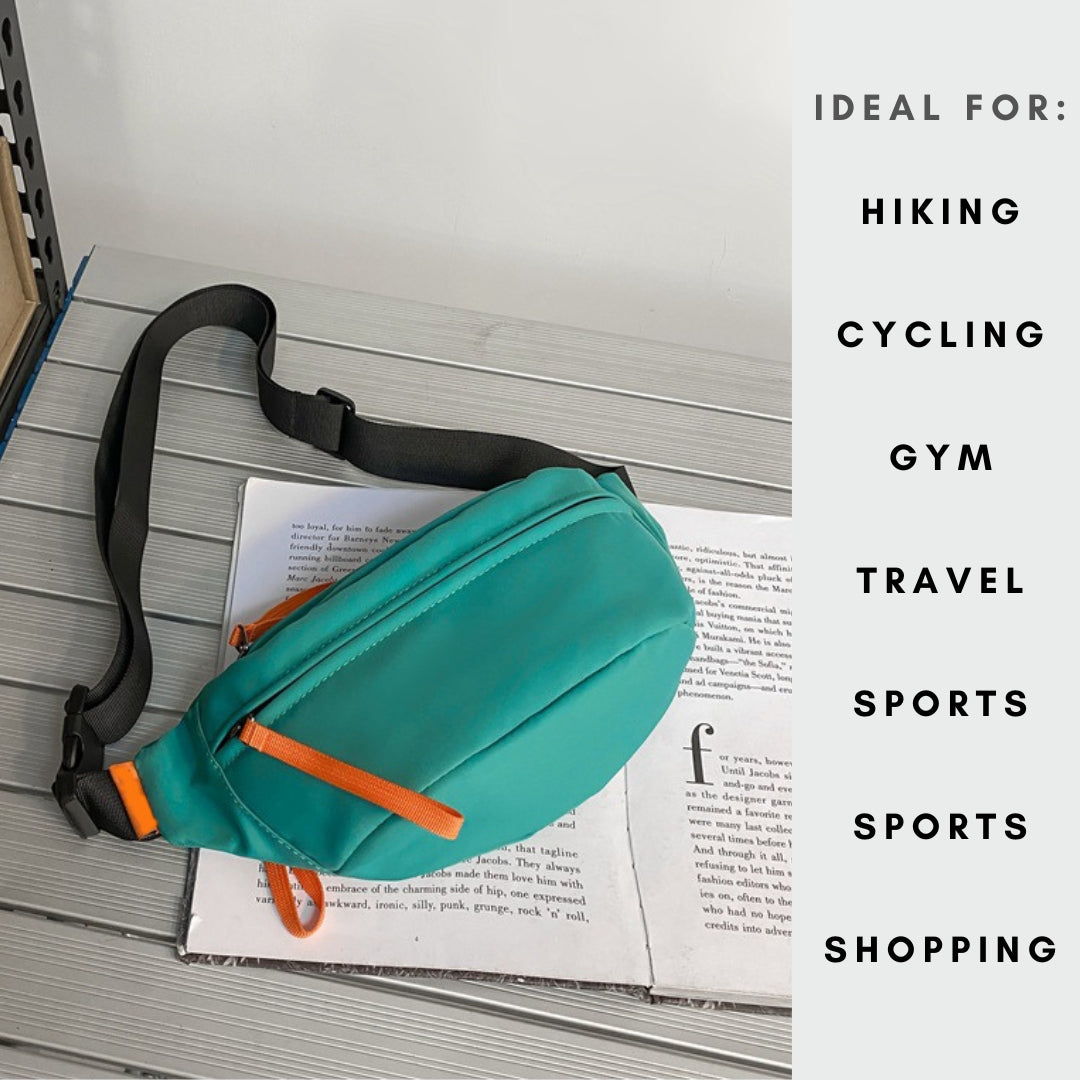 Tressential Unisex Waist Bag- Sea Green