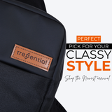 Unisex Crossbody Sling Bag- Black