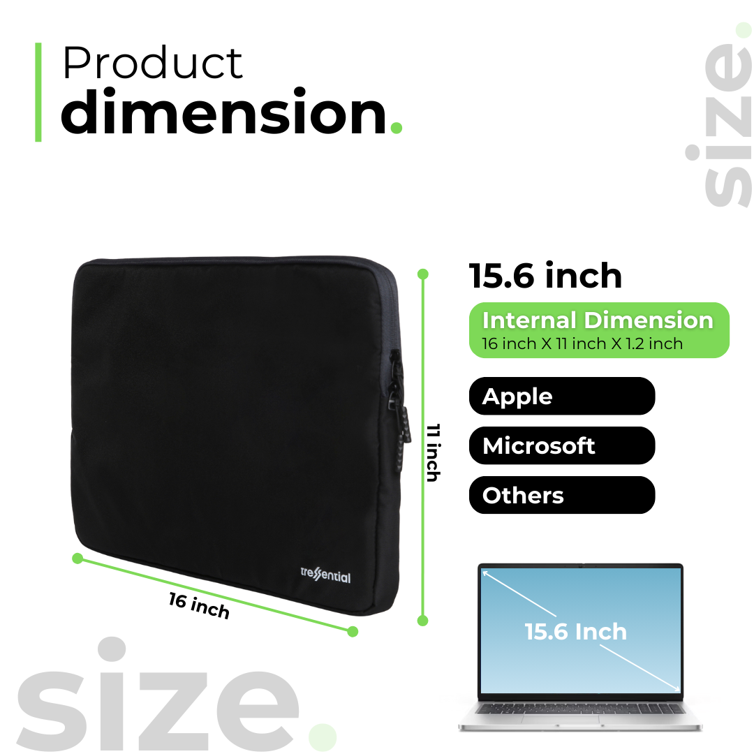15.6-inch-laptop-sleeve - Black