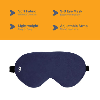Travel Eye Mask - Blue