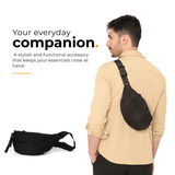 UrbanStash Unisex Waist Bag - Black
