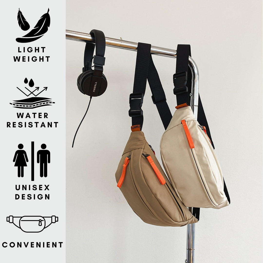 Tressential Unisex Waist Bag- Sorrell Brown - Hover Image