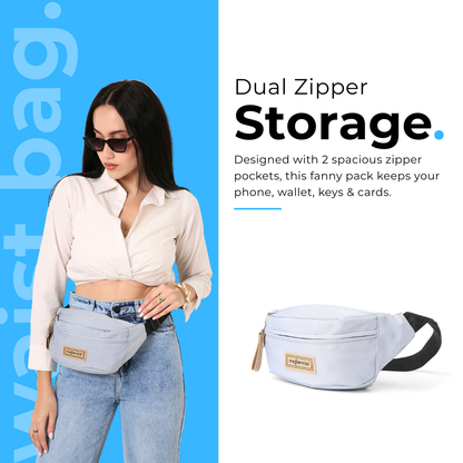 StreetSnap Unisex Waist Bag - Blue