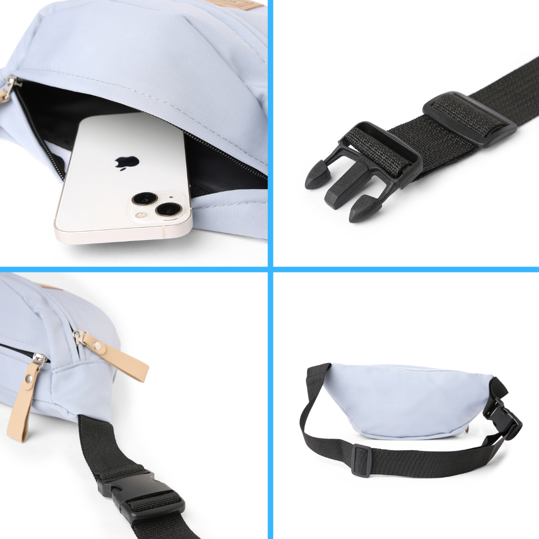 StreetSnap Unisex Waist Bag - Blue