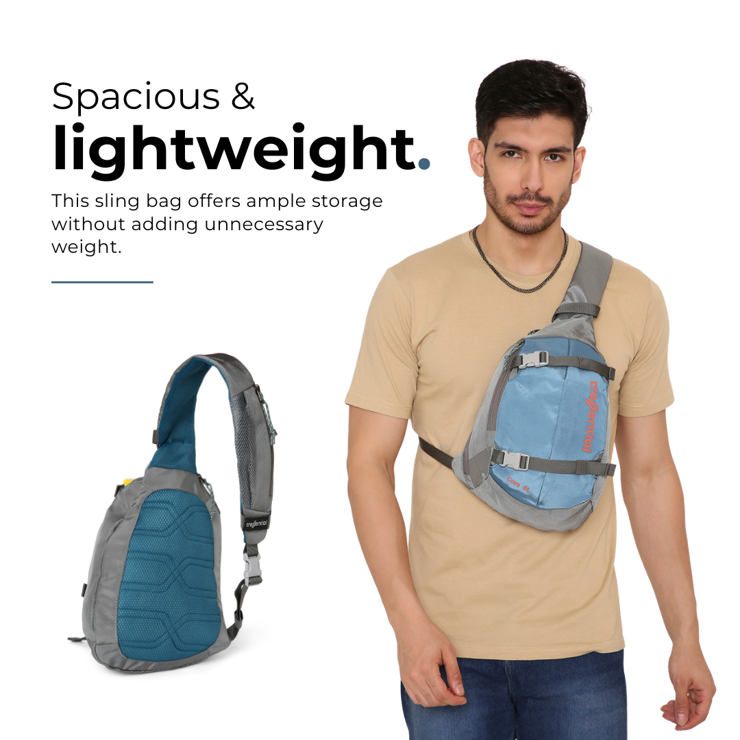 Core 8L Unisex Sling Bag - BlueAsh