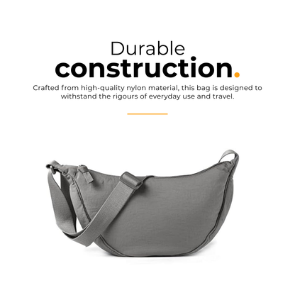 Crescent Half Moon off white bag