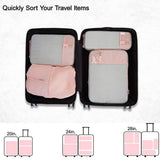 Travel Compression Packing Cubes- Pink