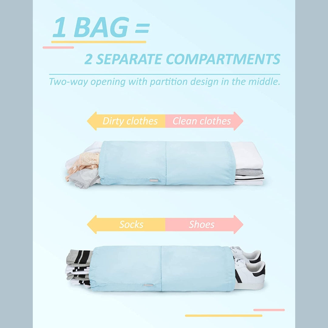 Travel Compression Packing Cubes- Blue