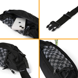 Checkermate Unisex Waist Bag - Black