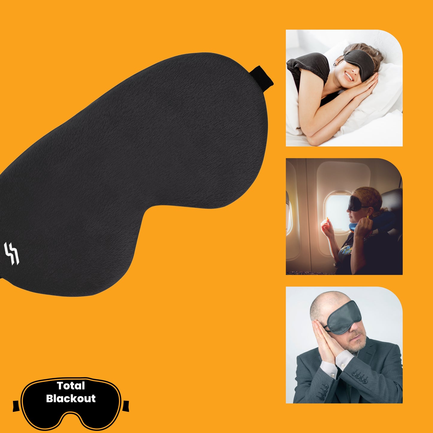 Travel Eye Mask - Black