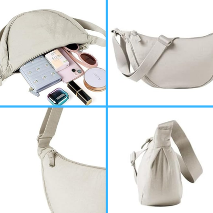 Crescent Half Moon Bag - Off White