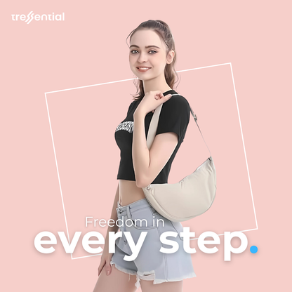 Crescent Half Moon Bag - Off White