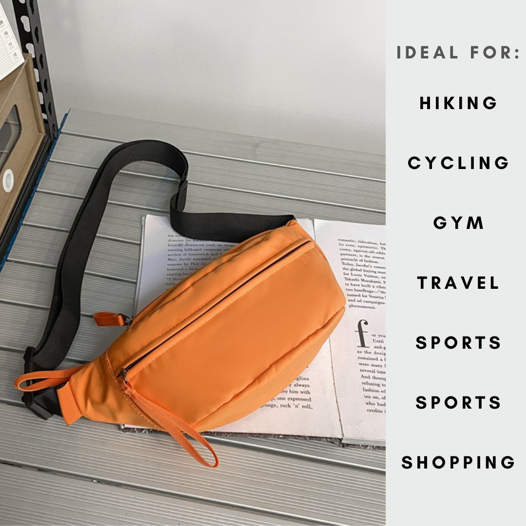 Tressential Unisex Waist Bag- Orange