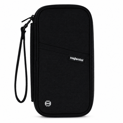 Passport Holder Travel Wallet-Black