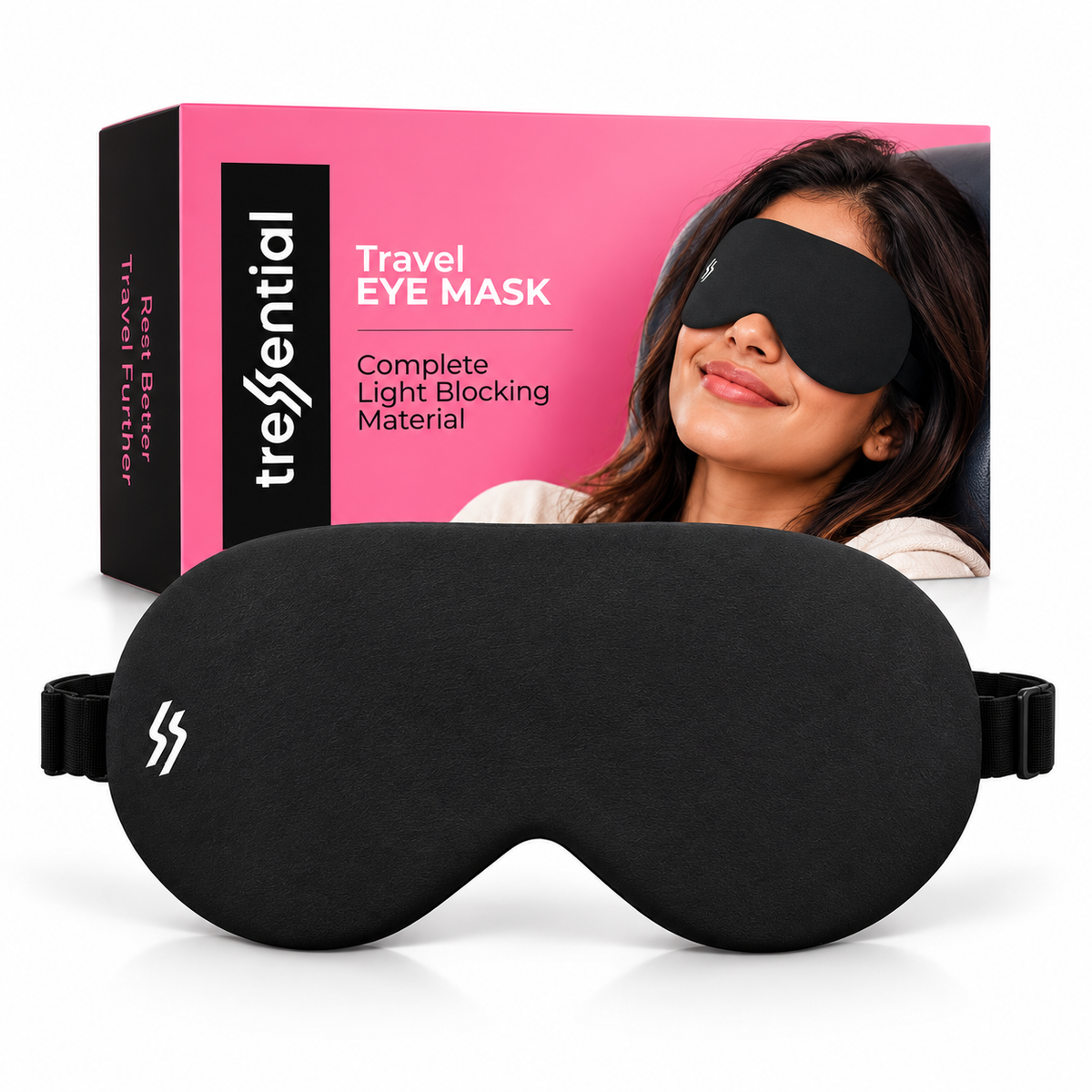 Travel Eye Mask - Black