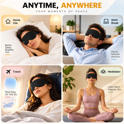 Travel Eye Mask - Black
