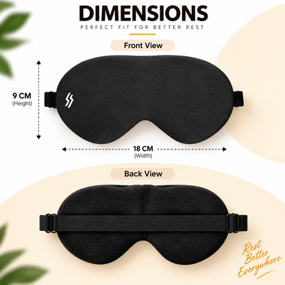 Travel Eye Mask - Black