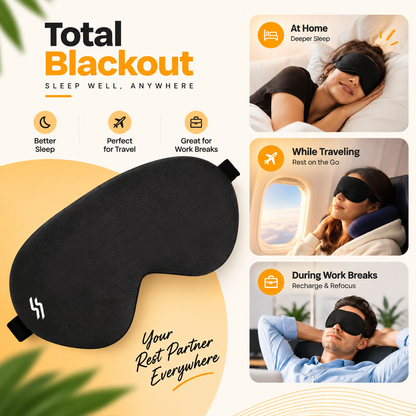 Travel Eye Mask - Black