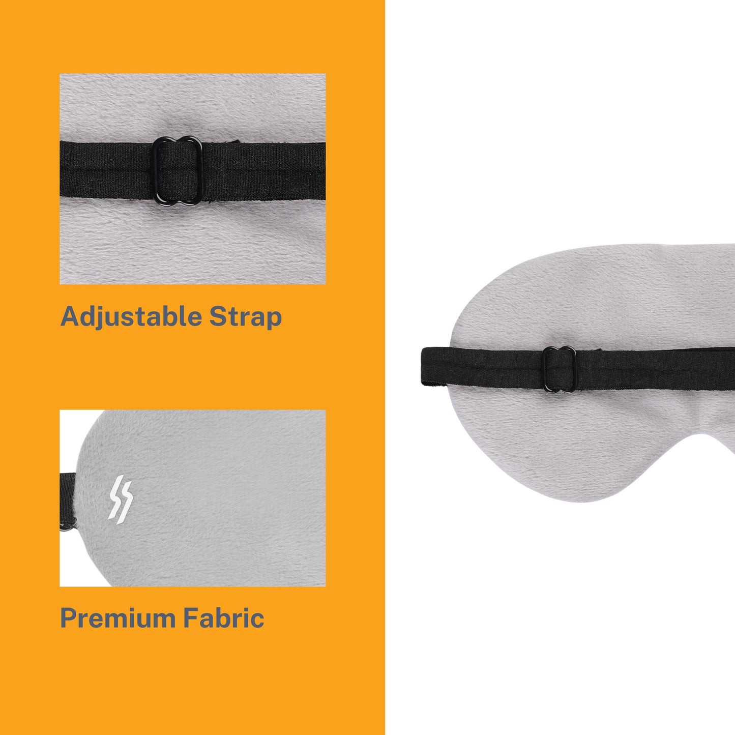 Travel Eye Mask - Grey