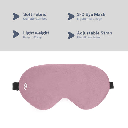 Travel Eye Mask - Pink