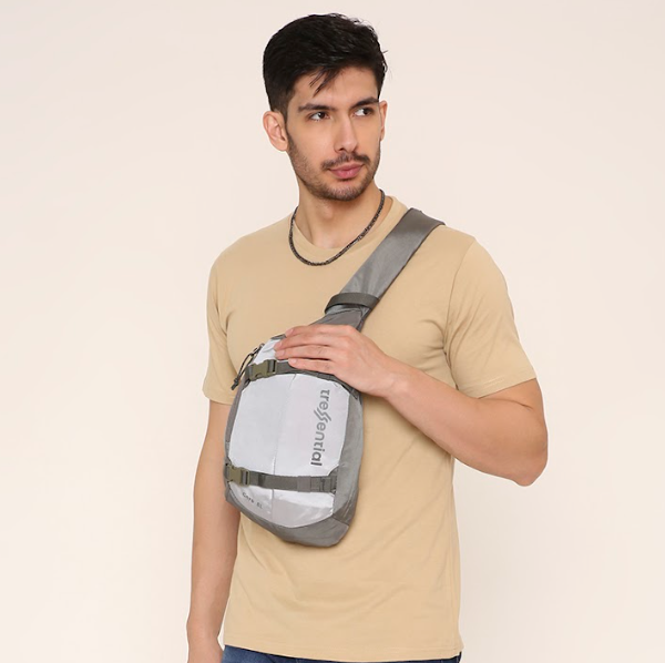 Core 8L Unisex Sling Bag - BlueAsh