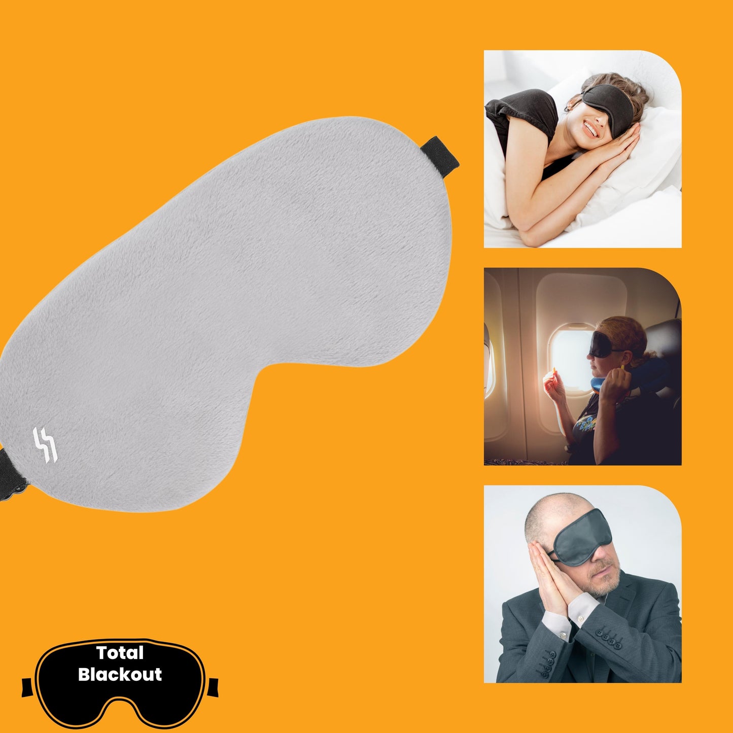 Travel Eye Mask - Grey